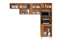 Ver imagem 2 de Cozinha Compacta Vitória 240cm - Cinamomo/branco Aramóveis