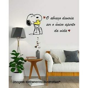 Adesivo de Parede Snoopy:70 X 30 Cm
