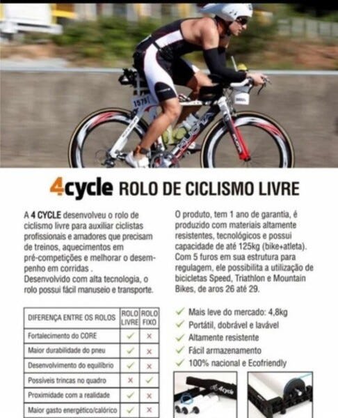 Rolo De Treino Para Ciclismo Portátil E Bolsa De Transporte - 7