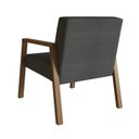 Ver imagem 5 de Kit 2 Poltrona Decorativa Madeira Maciça Jequitibá Assento com Persintas Slim