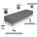 Ver imagem 4 de Puff Decorativo Sala de Estar Bali W01 Pés Palito 170x60cm Pied Poule - Lyam Decor