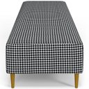 Ver imagem 6 de Puff Decorativo Sala de Estar Bali W01 Pés Palito 170x60cm Pied Poule - Lyam Decor