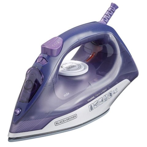 Ferro a Vapor e a Seco Black + Decker Gliss FX2550 Roxo e Cinza 220V