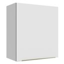 Ver imagem 1 de Armário Aéreo Madesa Lux 60 cm 1 Porta Branco/Branco Veludo