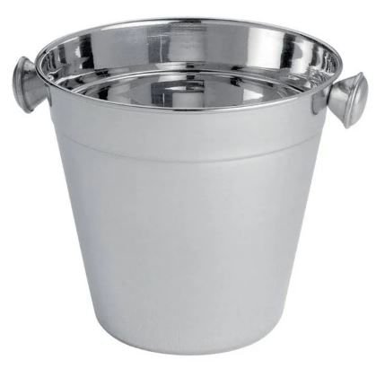 Balde Gelo Inox Prata 5 Litros Mimo An801