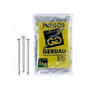 Prego Polido Com Cabeça 18X27 1Kg Gerdau