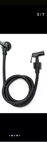 Kit Desviador Manguira Flexivel 180 Cm Gatilho Metal Preto - 2