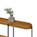Ver imagem 5 de Aparador Bete 139cm no Couro Caramelo - Sallar Home