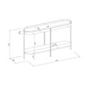 Ver imagem 3 de Aparador Bete 139cm no Couro Caramelo - Sallar Home