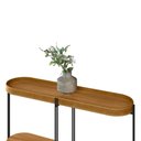 Ver imagem 7 de Aparador Bete 139cm no Couro Caramelo - Sallar Home