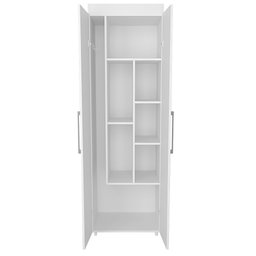 Armário Multiuso Floripa 2 Portas para Lavanderia Branco - Melhor Móvel - 4