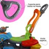 Carrinho de Passeio Colorido | Haste Guia | 30kg Máx. | 9m+ - 2
