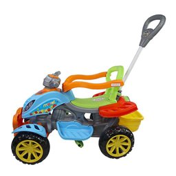 Carrinho de Passeio Colorido | Haste Guia | 30kg Máx. | 9m+ - 6