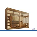 Ver imagem 2 de Guarda Roupas 2 Portas de Correr 2PORTAS Vid 4GAVS Samara Europa Castanho