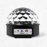 Globo de Luz Led Rgb Musical Bluetooth Usb Mp3 Bola Maluca:preto - 1