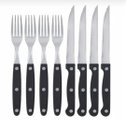 Ver imagem 1 de Kit Garfo E Faca Clássico Inox Reforçado Mor