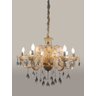 Lustre de Cristal Legítimo K9 8 Braços Champagne (9091-8 CG) - 3