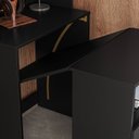 Ver imagem 3 de Bancada Armário Cantinho do Café Dueto - Preto/preto