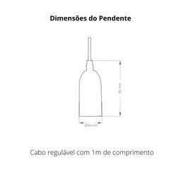 Kit 4 Luminária Pendente Metal Amadeirado Vintage + 4 Lâmpadas Retrô Variadas - 3