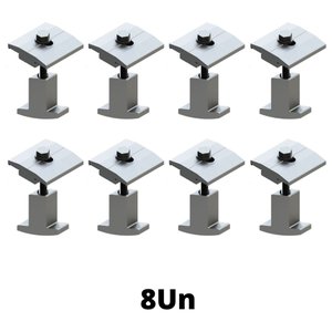 Fixador Grampo Intermediário Middle-Clamp Smart Solar Group - com 8Un