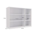 Ver imagem 3 de Armário de Cozinha Modulado Maxxi G767 com 3 Portas com Vidro Reflecta 120cm Canela