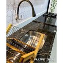 Ver imagem 5 de Papel Parede Decorativo Alltak Lavável Todos Modelos 60cmx5m - Mármore Marquina Brilho