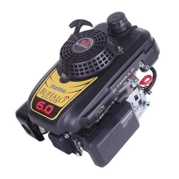 Motor Vertical À Gasolina Buffalo Bfge 6cv Partida Elétrica - 1