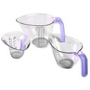 Ver imagem 1 de Conjunto 3 Jarras de Medidas Kitchenaid Lavanda
