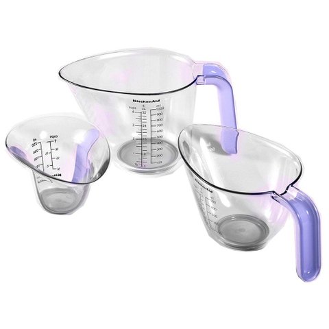 Conjunto 3 Jarras de Medidas Kitchenaid Lavanda