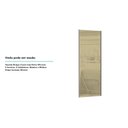 Ver imagem 2 de Porta de Correr 80cm com Vidro Reflecta e Puxador Champagne com Kit Ferragem Prime Plus Luciane