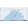 Toalha Fralda Infantil Hug com Capuz de Centro Meus Dinos - 87 x 88 cm - Azul - 1