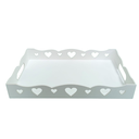 Ver imagem 2 de Bandeja Coração 100% Mdf (23x35) Branco
