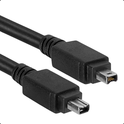 Cabo Firewire 400 de 4 Pinos para 4 Pinos Ieee-1394a 1.2mt