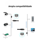Ver imagem 3 de Cabo Firewire 400 de 4 Pinos para 4 Pinos Ieee-1394a 1.2mt