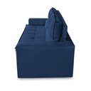 Ver imagem 6 de Sofá Retrátil e Reclinável 2 Lugares com Molas 1,80m Veronica Suede Azul