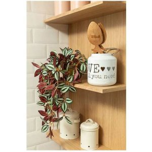 Arranjo Lambari Artificial Com Vaso Pote Verde