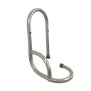 Ver imagem 1 de Suporte gancho para bicicleta de parede em aço inox com passa trava