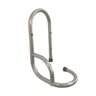 Suporte gancho para bicicleta de parede em aço inox com passa trava - 1
