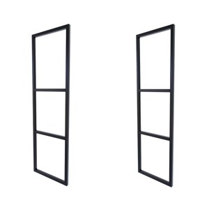 2 Suportes Prateleira Tripla Estilo Industrial Parede Teto