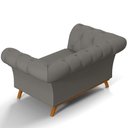 Ver imagem 7 de Sofá 2 Lugares Império 150 Cm Veludo Cinza C-317