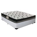 Ver imagem 1 de Cama Box Casal Sintético + Colchão Casal Ortobom Iso Dupla Face 60x138x188 Branco