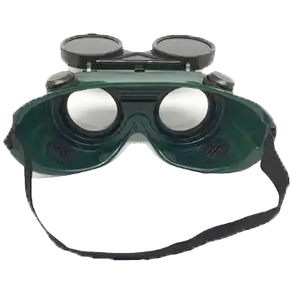 Óculos de Solda Proteção Epi Mascara Articulavel Dupla Lente Soldador - 4