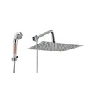 Ver imagem 1 de Ducha Inox 30 Cm C/ Chuveirinho de Mão Abs Esferas Ionizantes