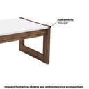 Ver imagem 2 de Mesa de Centro AZ1022 - Branco/Nogal