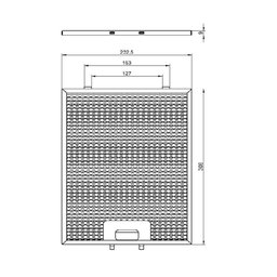 Filtro de Alumínio para Coifa – tamanho 30,8 x 28,1 cm - 2