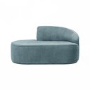 Ver imagem 5 de Sofá Eron Orgânico 3 Lugares 180cm Braço Esq. Bouclé Azul Claro - Nexta Casa