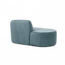 Ver imagem 7 de Sofá Eron Orgânico 3 Lugares 180cm Braço Esq. Bouclé Azul Claro - Nexta Casa