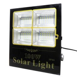 Refletor Painel Solar Luz Led 100W Placa Fotovoltaica - 1