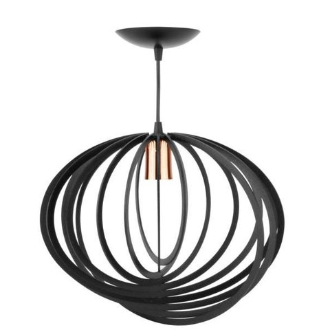 Pendente Vilela Sala Quarto Cozinha Balcão Oval 3 D