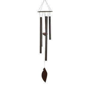 Mensageiro Sino Dos Ventos 50cm Médio Alumínio